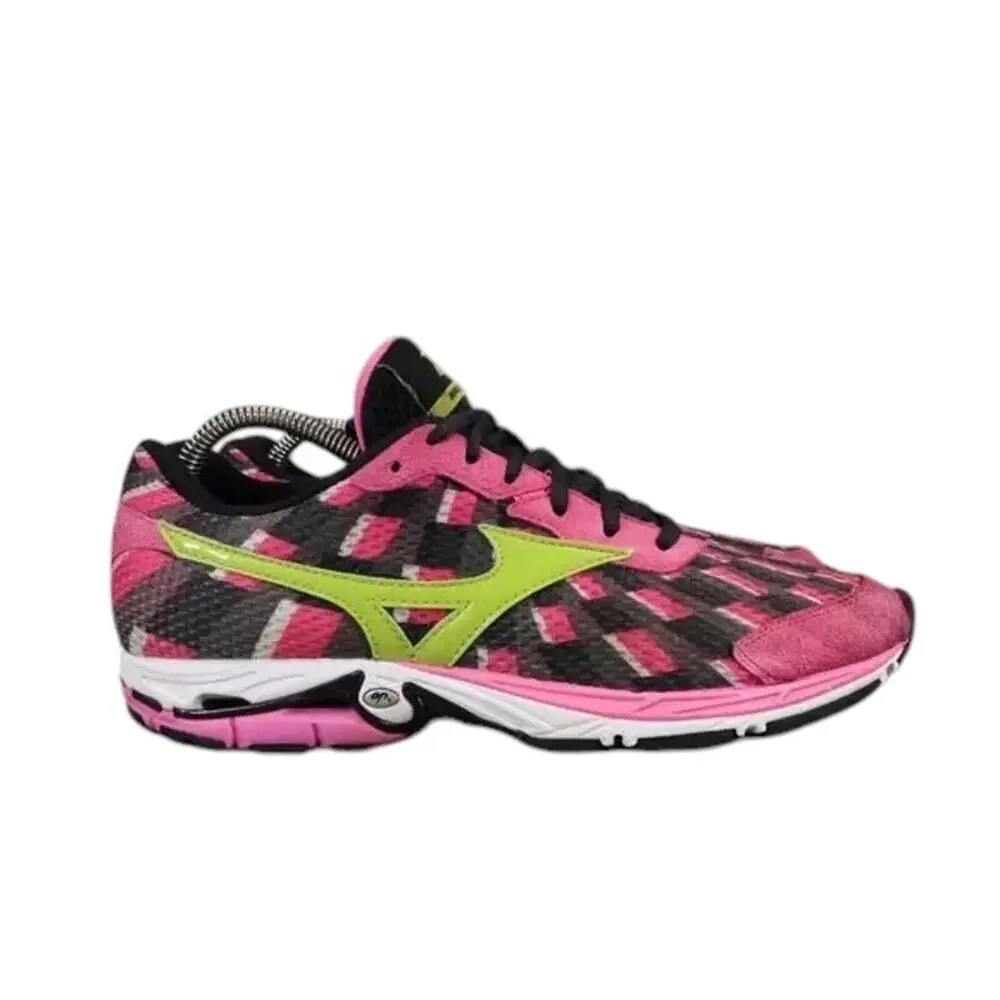 Mizuno Shoes Womens 9 Athletic Trainers Wave Elixir 8 Running Sport Active Pink